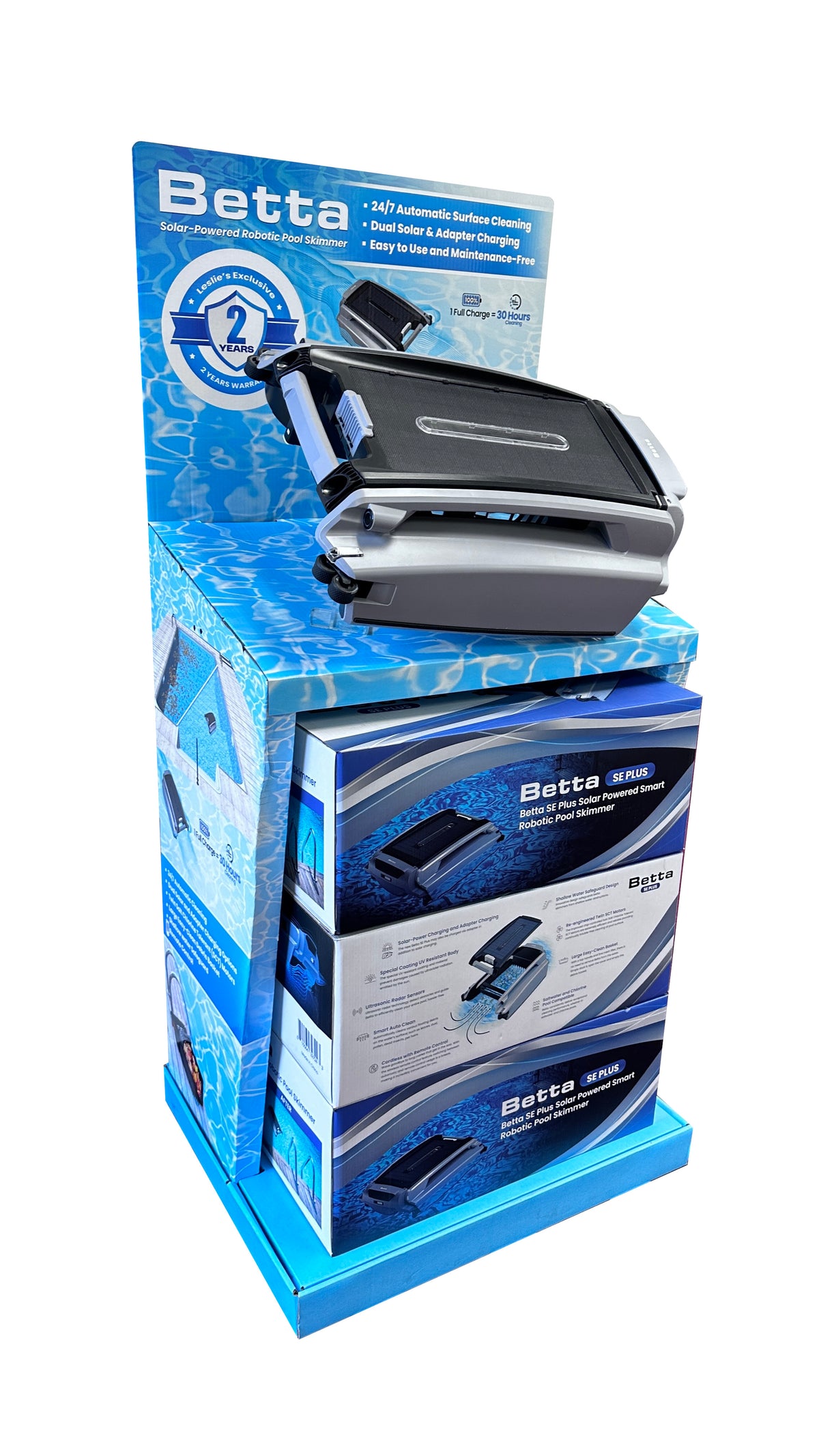 Betta Retail Display Stand – Leslie’s Pool Supplies Exclusive