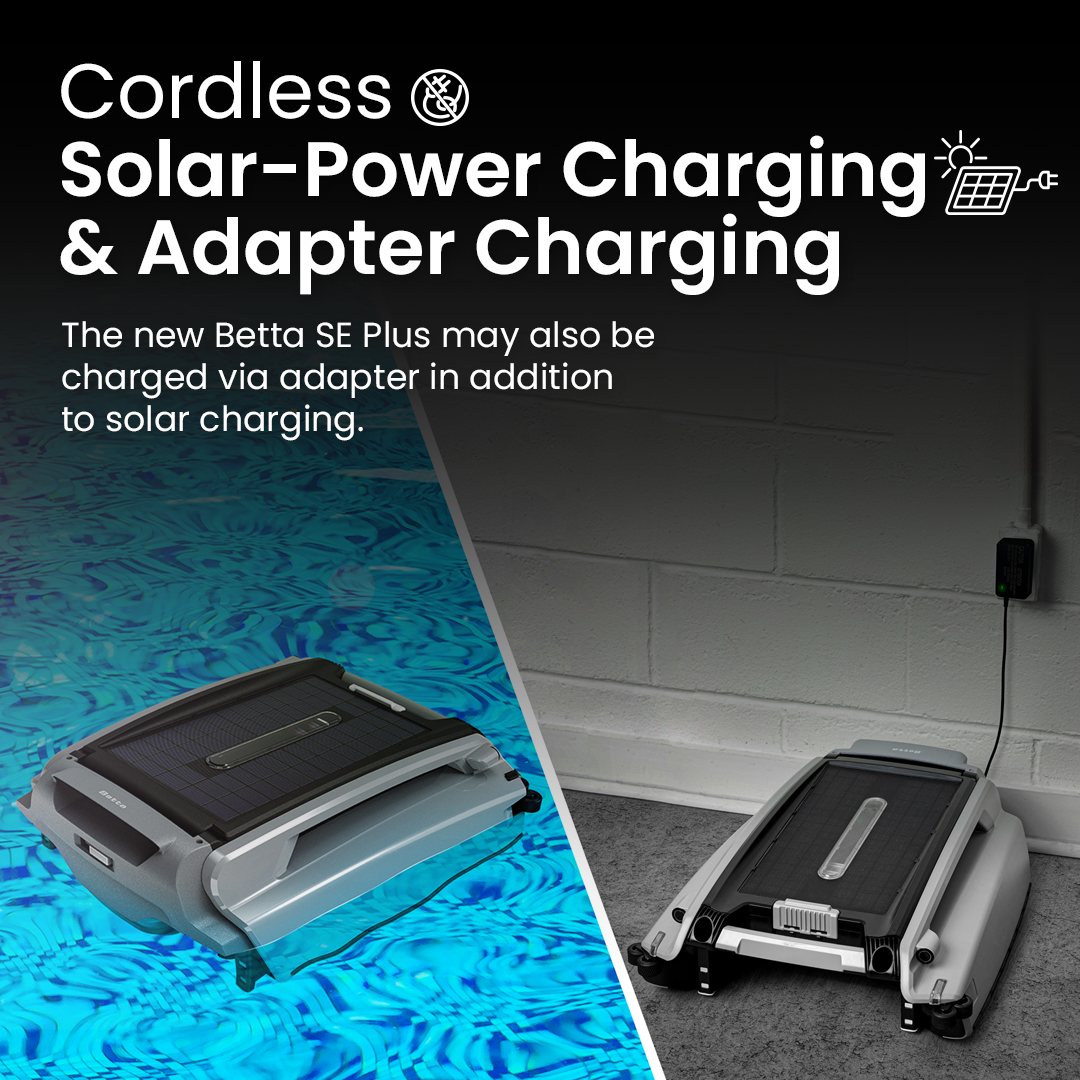 Betta SE Plus - Solar-Powered Robotic Pool Skimmer (Used)