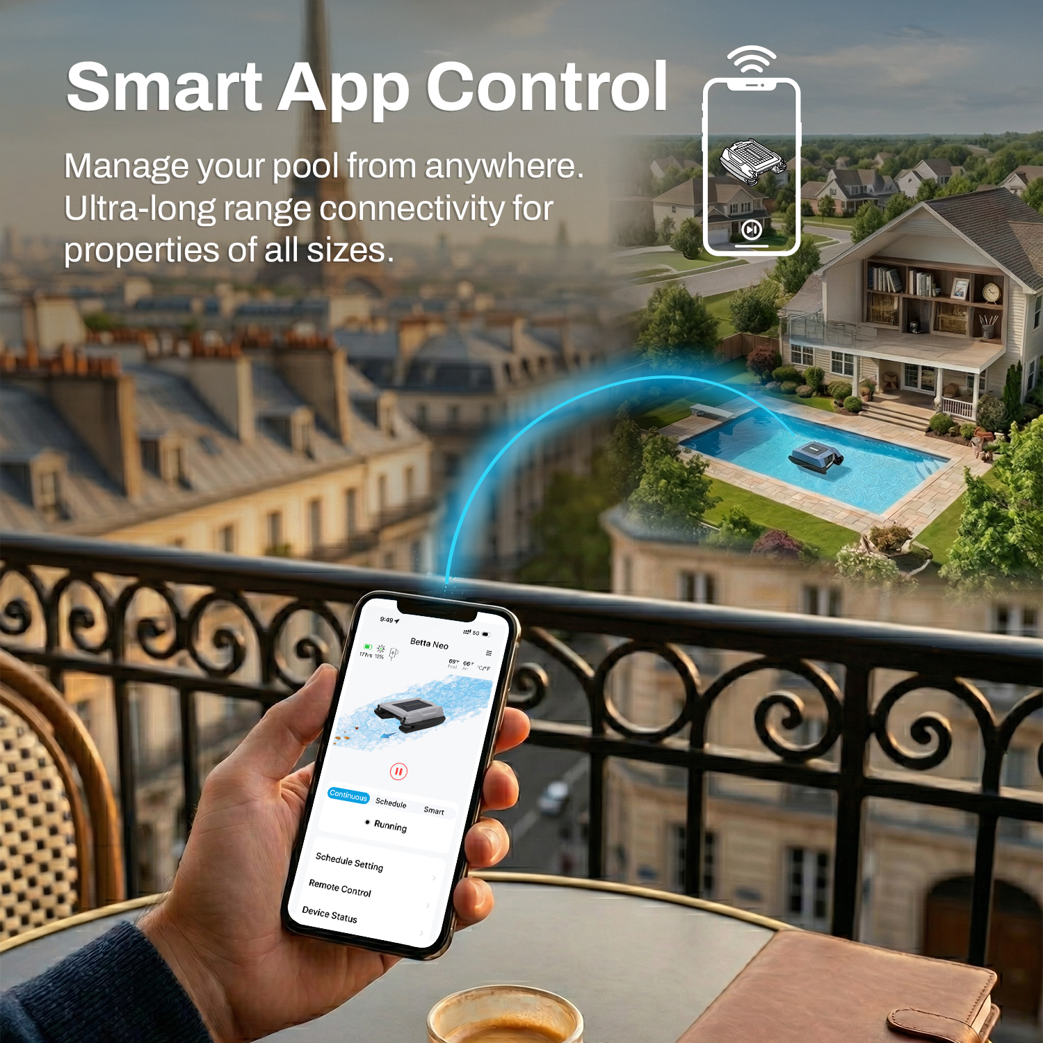 Control the Betta Neo from a phone app