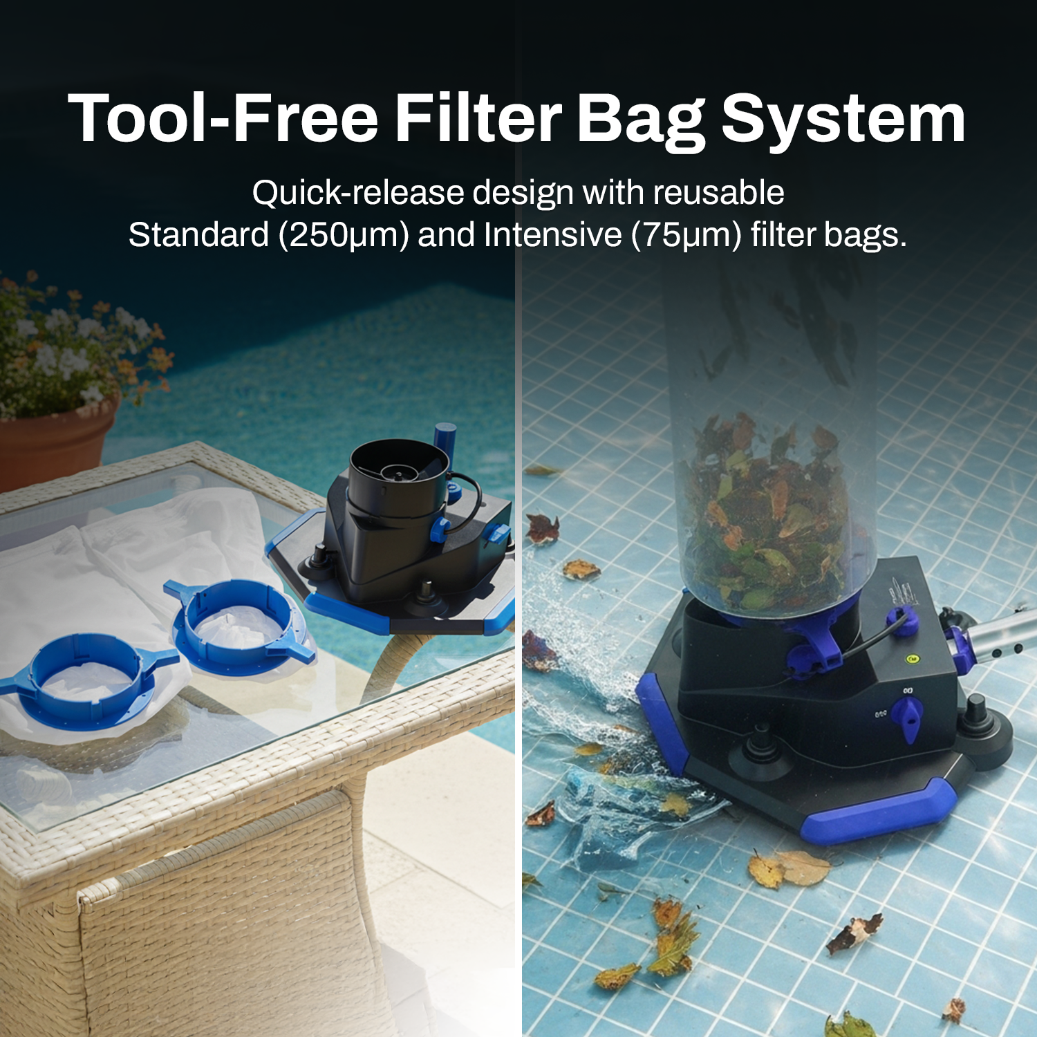 Betta Jet Sweep Handheld Cordless Pool Vacuum Cleaner