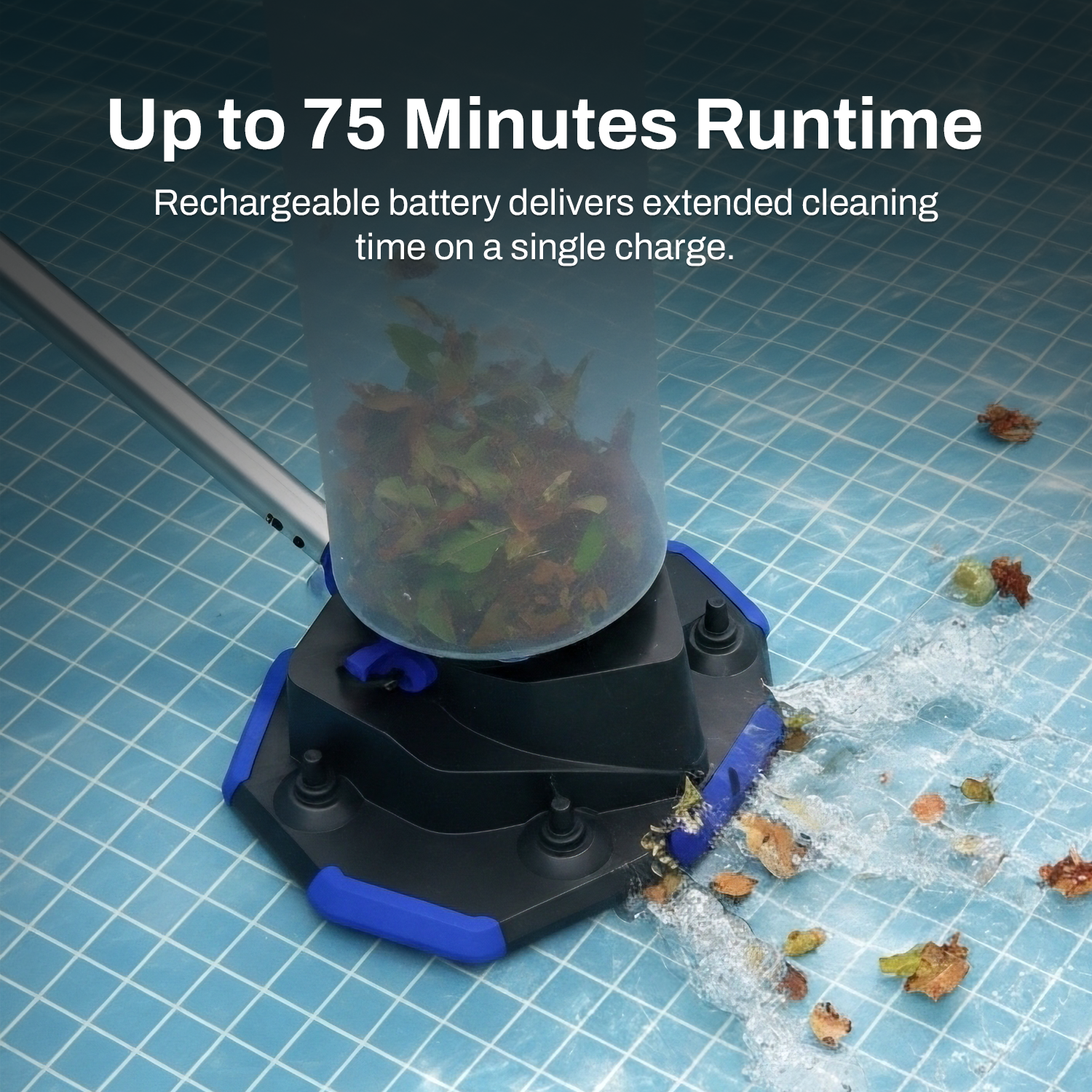 Betta Jet Sweep Handheld Cordless Pool Vacuum Cleaner