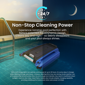 Betta SE - Solar Powered Smart Robotic Pool Skimmer