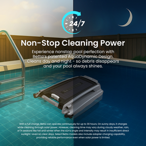 Betta SE Plus - Solar Powered Smart Robotic Pool Skimmer